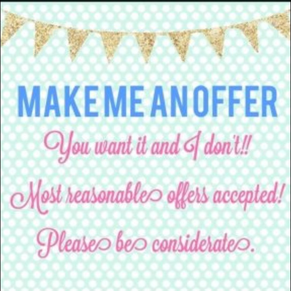 Love the item, not the price?  Make me an offer!